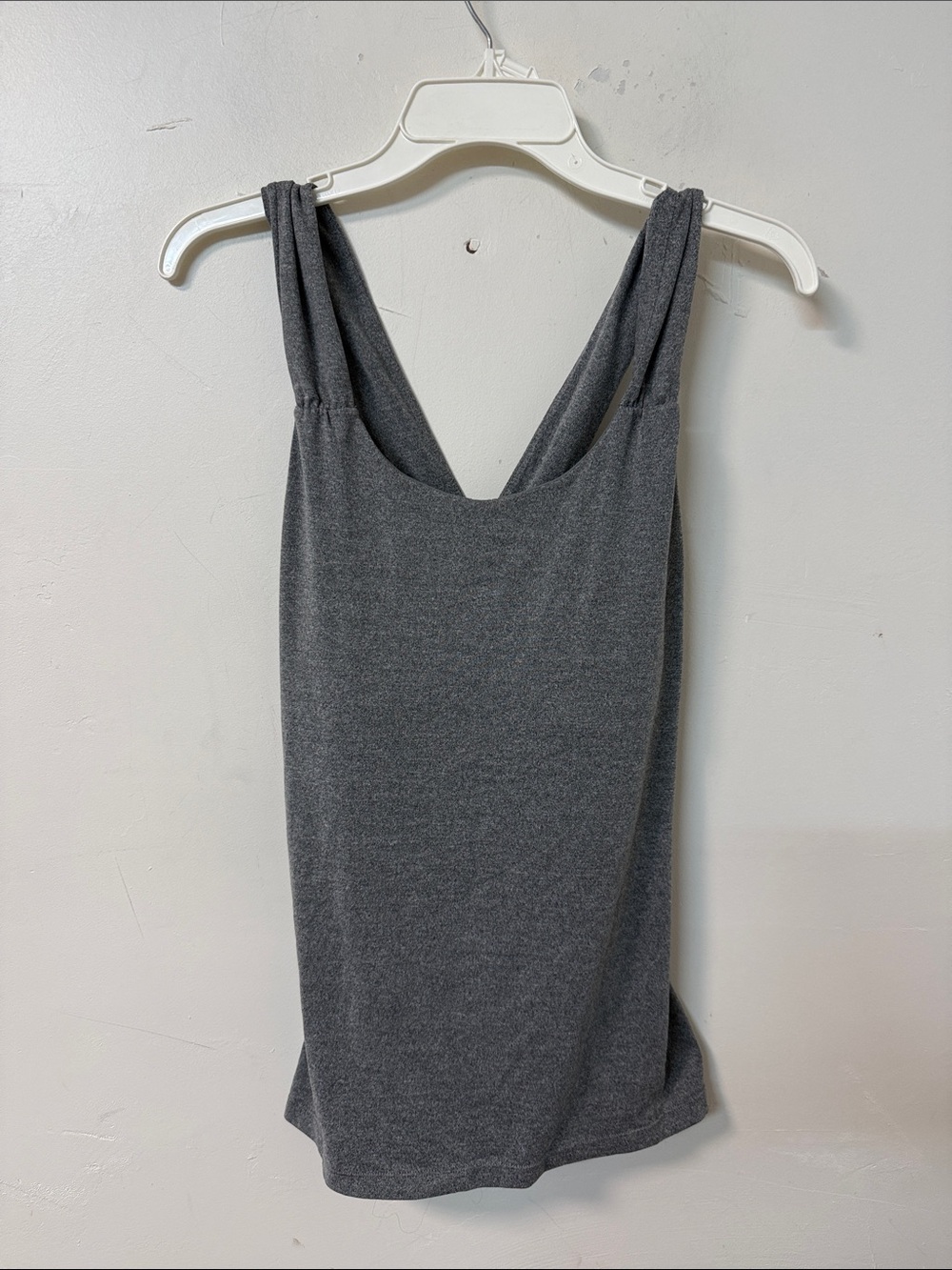 Prana Charcoal Twist-Back Scoop Tank - Women